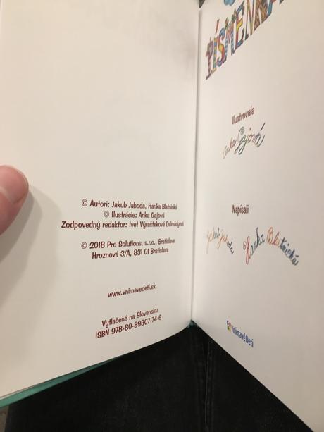 Knižka písmenkáči, 