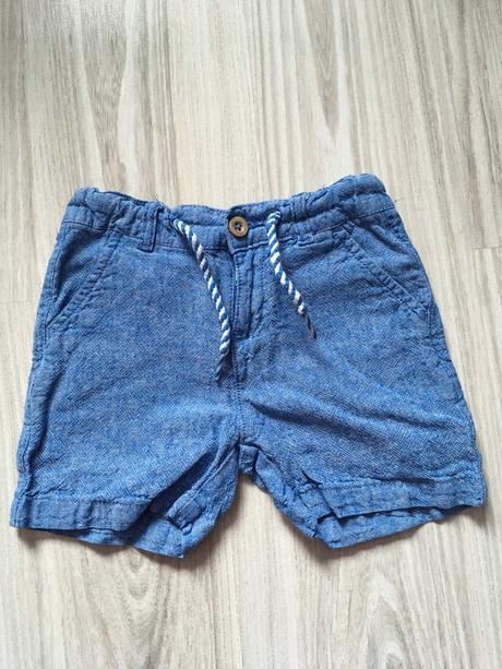 Kratke lanove nohavice, lupilu,86