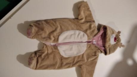 Vianočný overal huňaty, podšitý bavlnou, early days,62