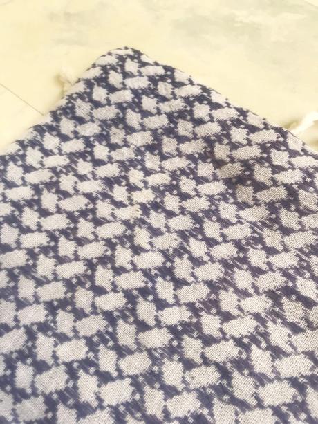 Sedliacka veľká bavlnená šatka, xxxl