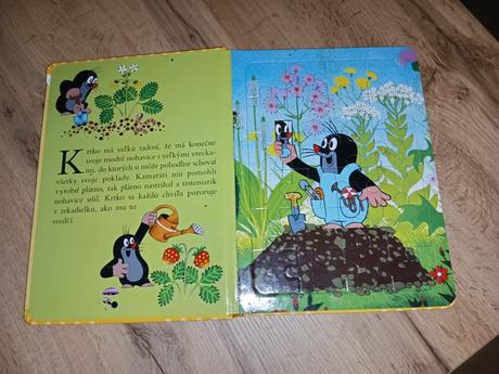 Knižka s puzzle krtko, 