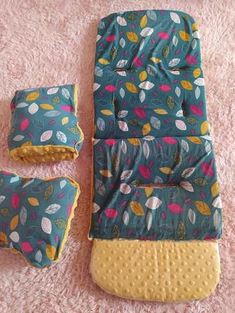 Obojstranná podložka do kočíka, 