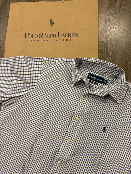 Ralph lauren štylova kockovana košela m, ralph lauren,m