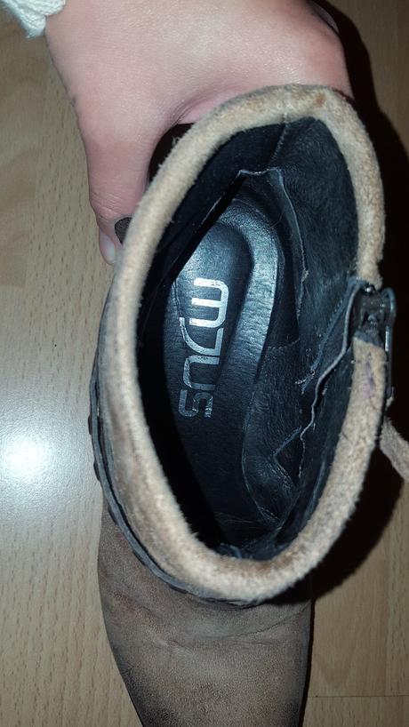 Talianske kožené čižmy mjus č.39, 39