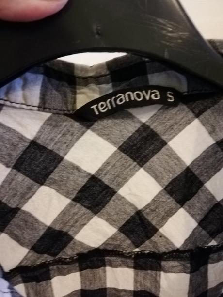 Károvaná rozopínacia košieľka, terranova,s