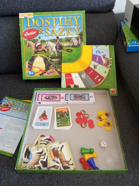 Spoločenská hra dostihy a sázky junior,