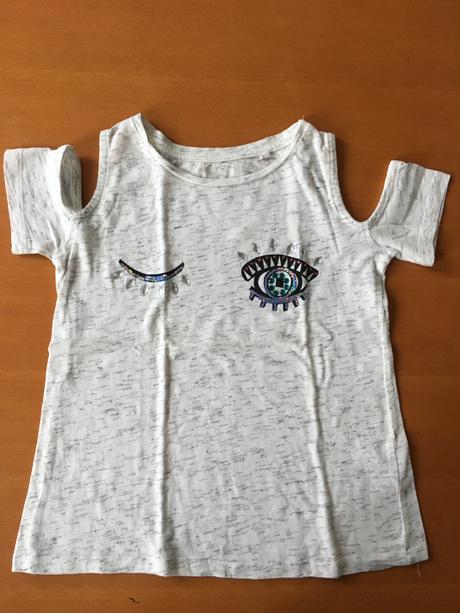 Tričko s kamienkami 134-140, c&a,134