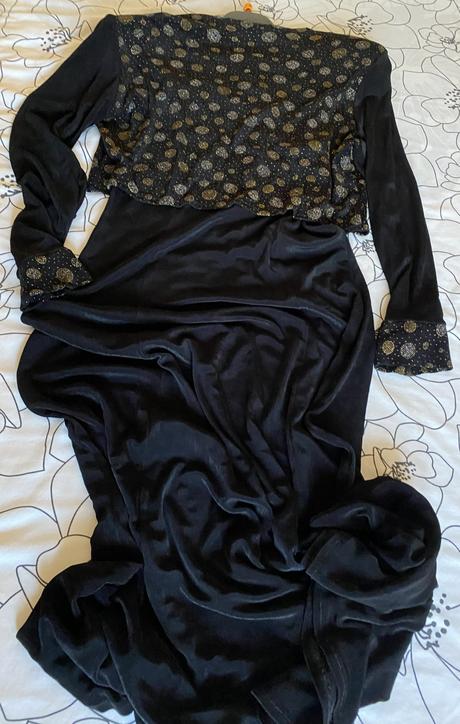 Dlhé spoločenské šaty s bolerkom v. s-m, s