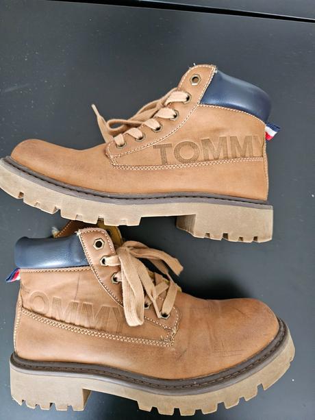 Vysoké topánky, tommy hilfiger,36