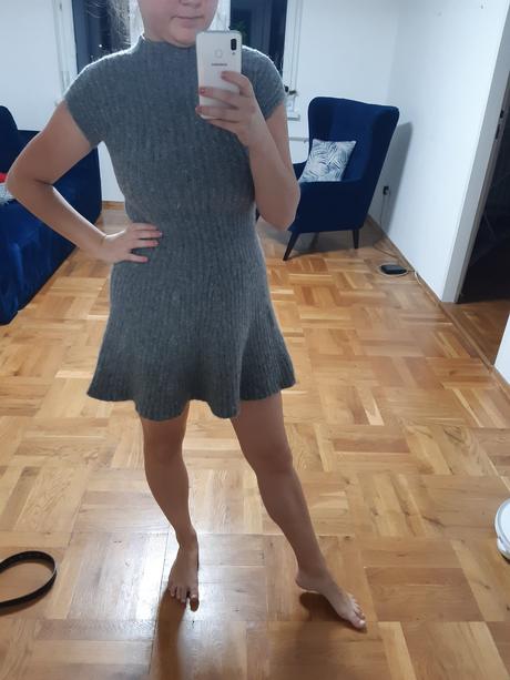 Svetrove pletené saty, xs