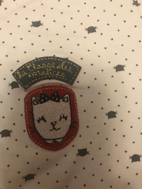 Nátelník s drobnými mačičkami, sergent major,140