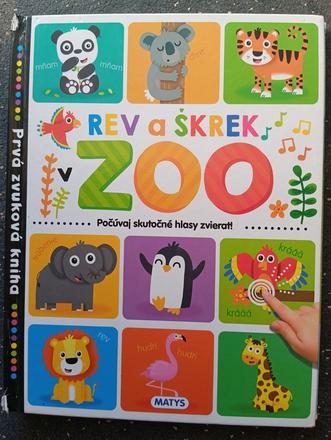 Zvuková knižka - rev a škrek v zoo, 