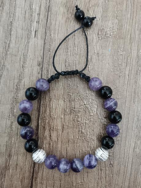 Ametyst náramok amon,