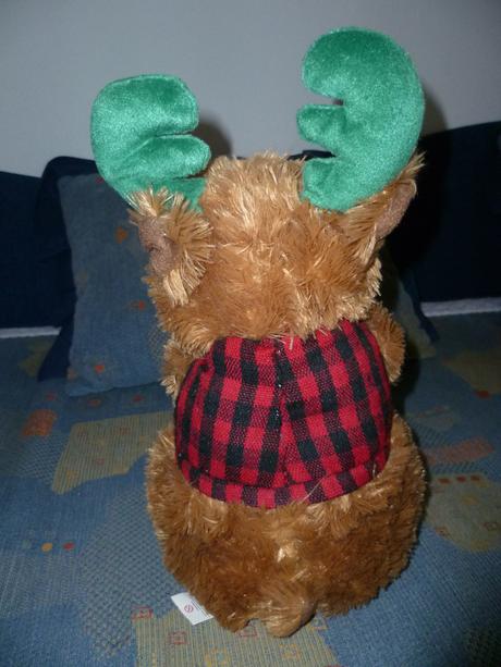 Plyšový sobík s melodiou,