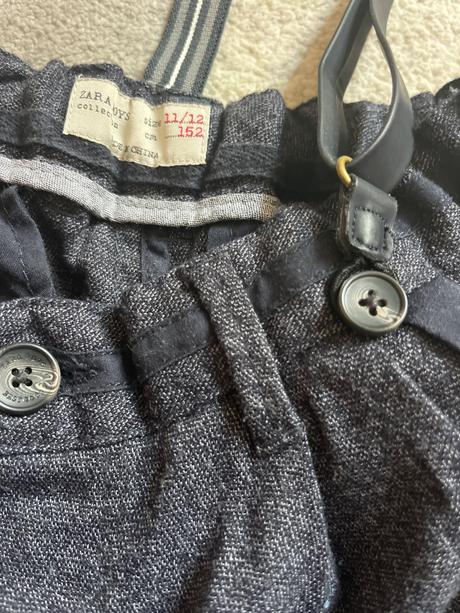 Frajerské nohavice na traky ( aj bez ), zara,152