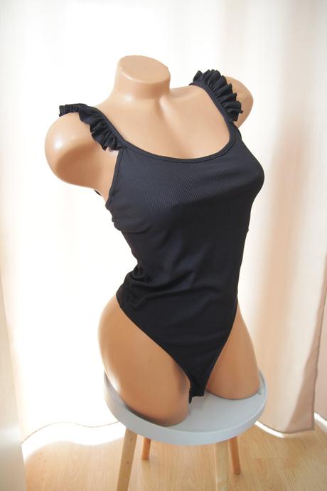 Čierny body top, zara, s, zara,s