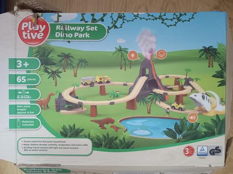 Drevená dráha vláčik - diaľkové ovladanie, 