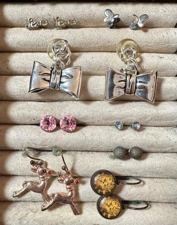 Náušnice 9 párov, 