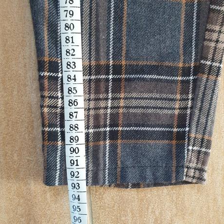 Nohavice flanelové, s