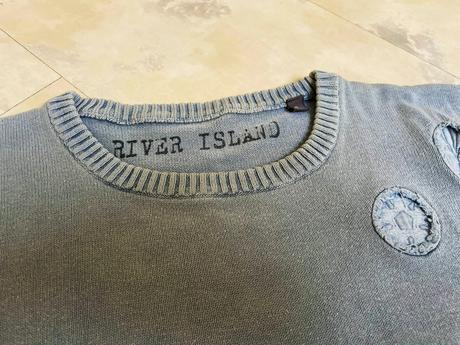 Bavlnený pulóvrik, river island,m
