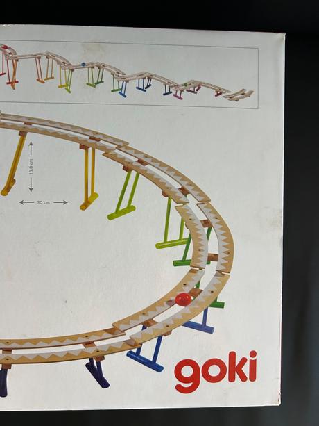Goki- drevená guličkova draha,