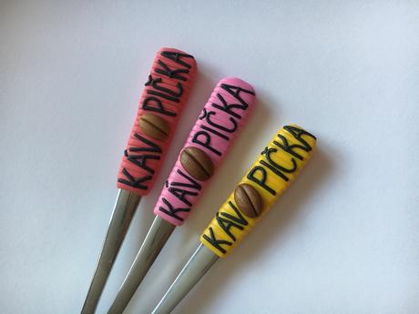 Fimolyžičky - kávopička, 