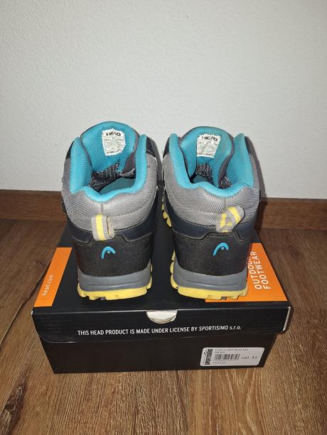 Turistické jesenné topánky head 35, 35