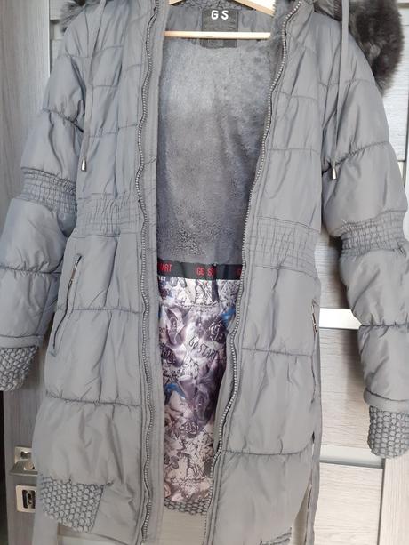 Dlhá zimná vetrovka, s