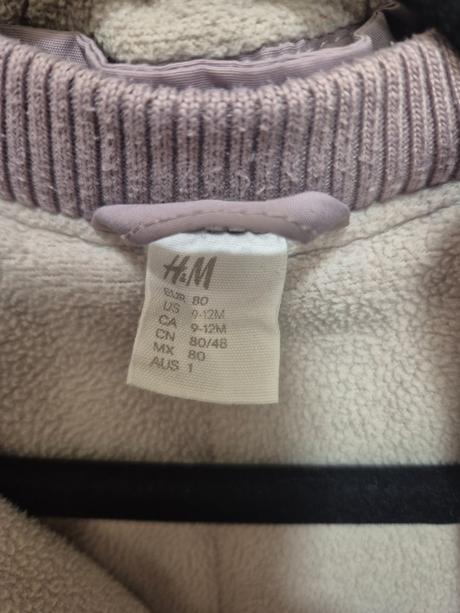 Zimná bunda hm, h&m,80