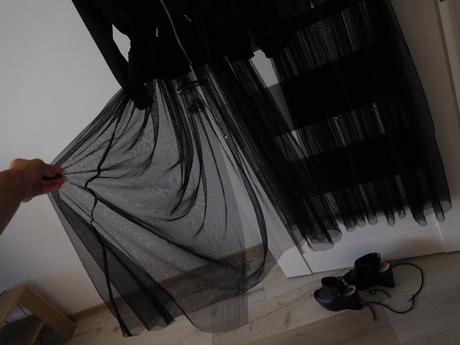 Mikinky bavlnené s tilovou suknicou s/m nová, 36