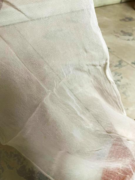 Mušelínová šatka na krk, xl