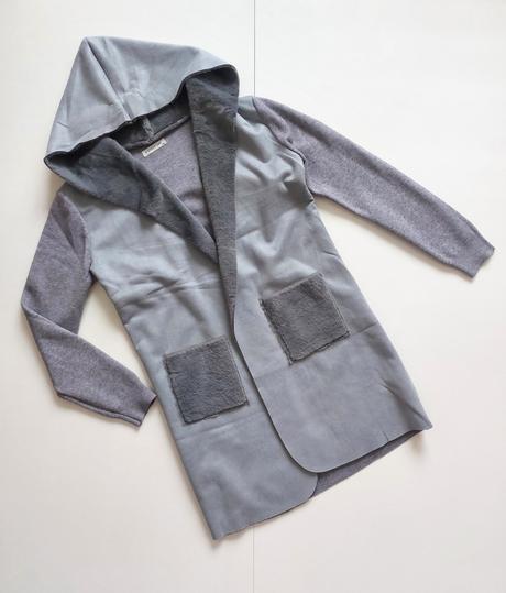 Semišový kardigán - rôzne farby, l / m / s / xl