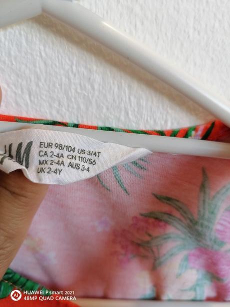 Letné šaty, h&m,98