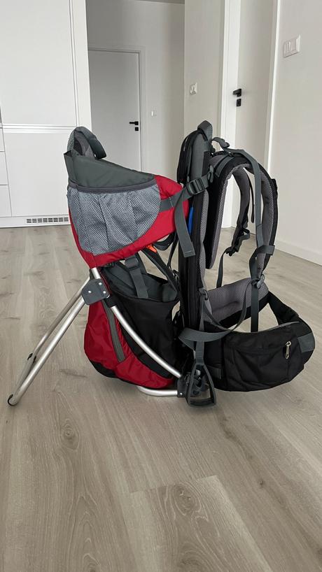 Turistiský nosič corazon panda červený, 