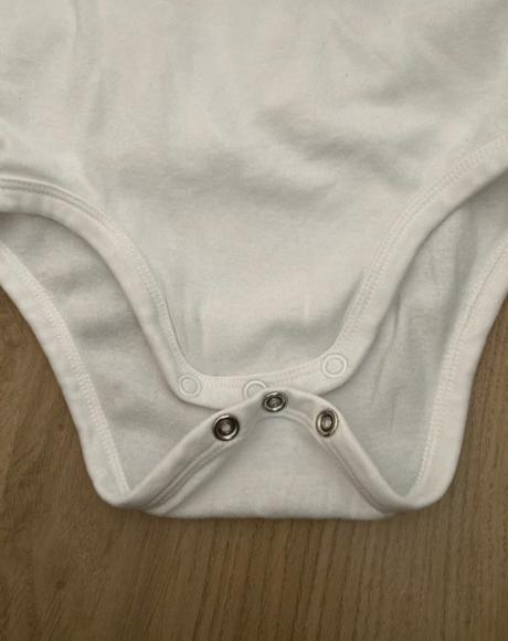 Biele tielkové body, h&m,86