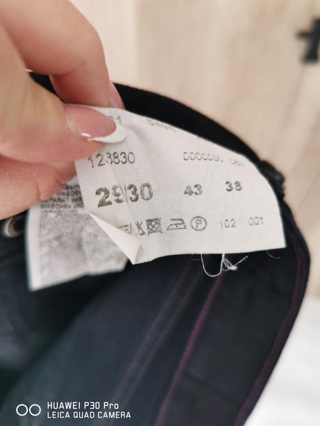 Dámske čierne rifle mustang, mustang,30