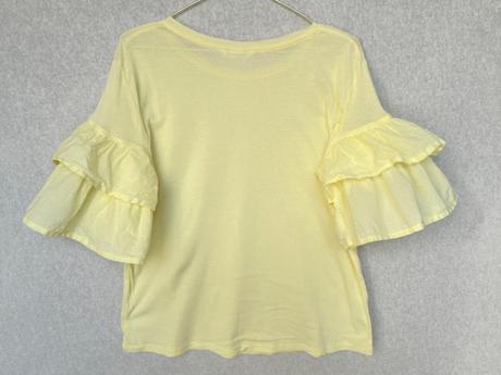 Top v pastelovej svetložltej, s