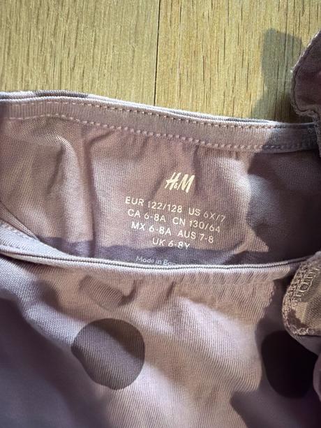 Saty 122/128 krátky rukav, h&m,122