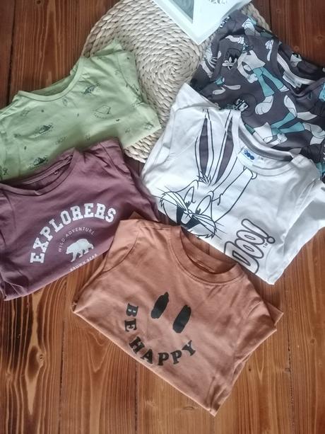 Trička 98 - 5 ks, disney,98