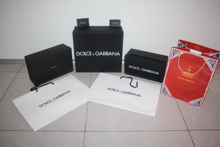 3x taška a 3 x krabica dolce & gabbana, dolce&gabbana