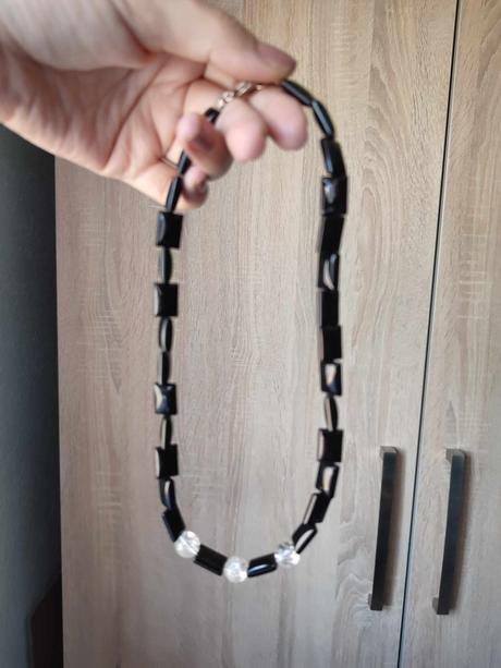 Náhrdelník - čierny turmalin,