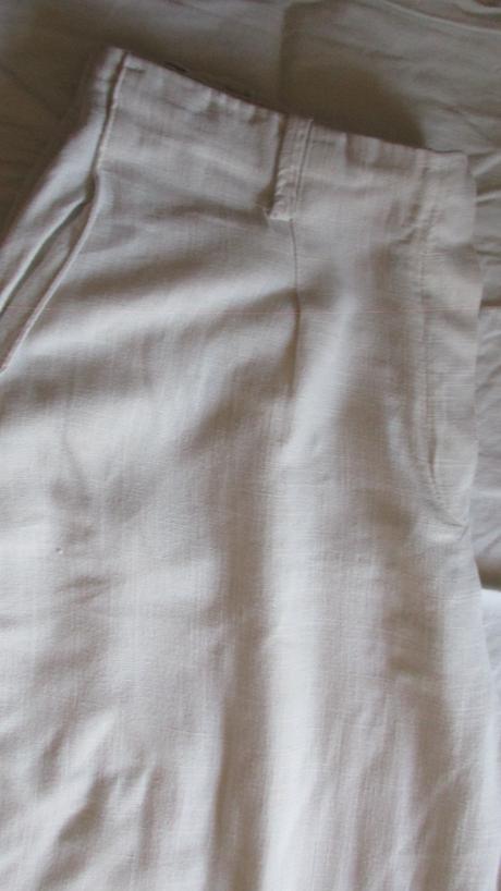 Lanové lahučké 3/4 nohavice č.xl, xl