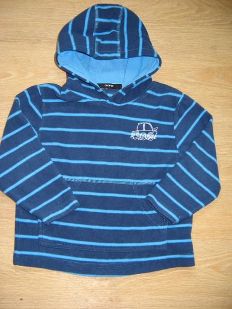 Flísová mikina s kapucňou, george,86