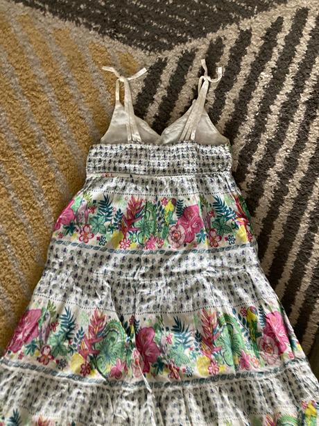 Farebné maxi šaty, h&m,128