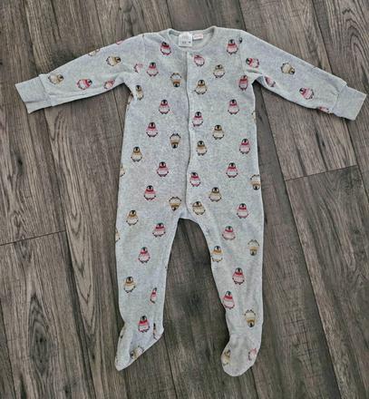 Pyžamkový overal s tučniakmi zara 86, zara,86