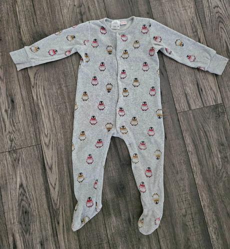 Pyžamkový overal s tučniakmi zara 86, zara,86