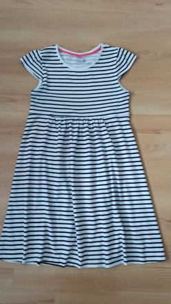 Pásikavé šaty, kik,140