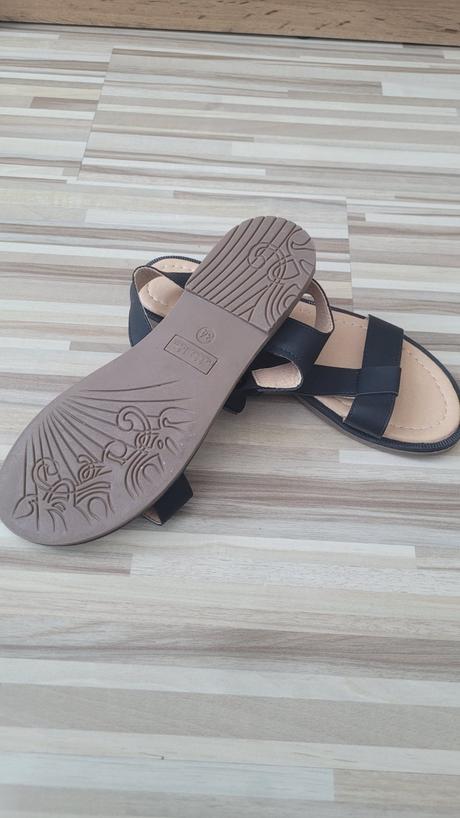 Cierne sandale, nelli blu,34