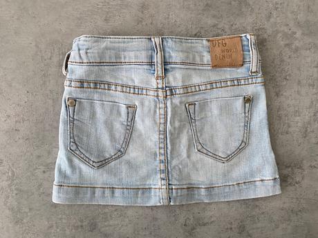 Riflová sukňa, zara,98