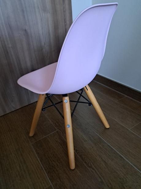 Detská stolička kido ružová,